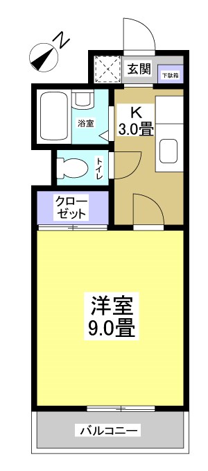 アオバマンション 間取り図