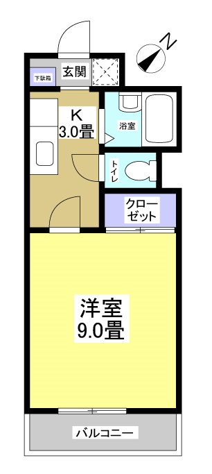 アオバマンション 間取り図