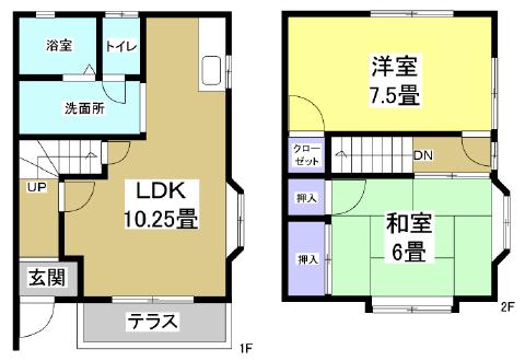 コーポ分木 間取り図