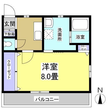 カーサ・ルーチェ 間取り図