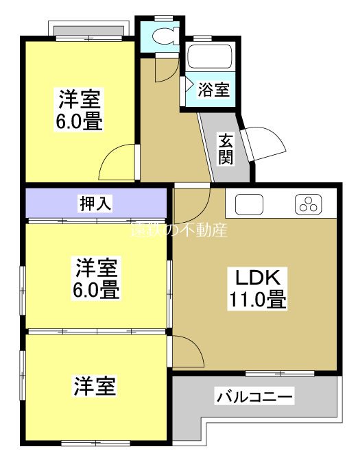 ルグラン山手 間取り図