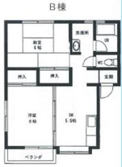 サンビーム仙水 間取り図