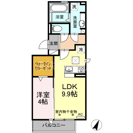 D-room初馬 間取り図