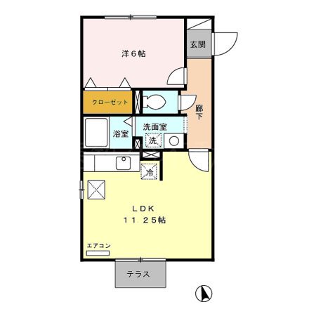 セジュール　ブランシェ 間取り図