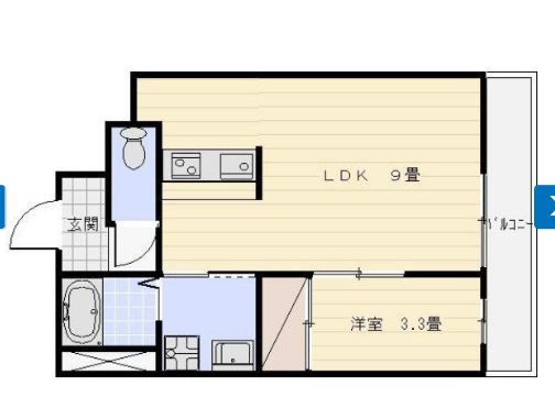 ゴールドサークル小松Ⅱ 間取り図