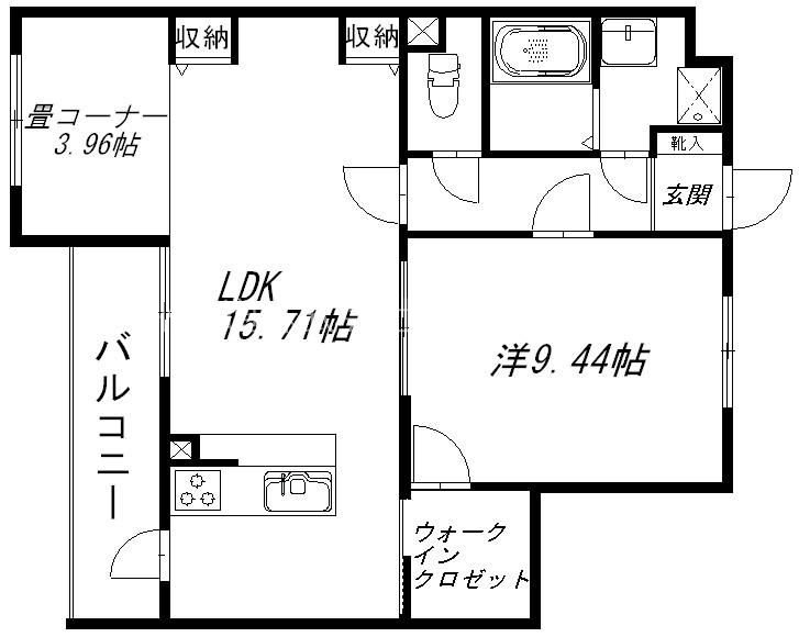 ベルクロンヌ 間取り図