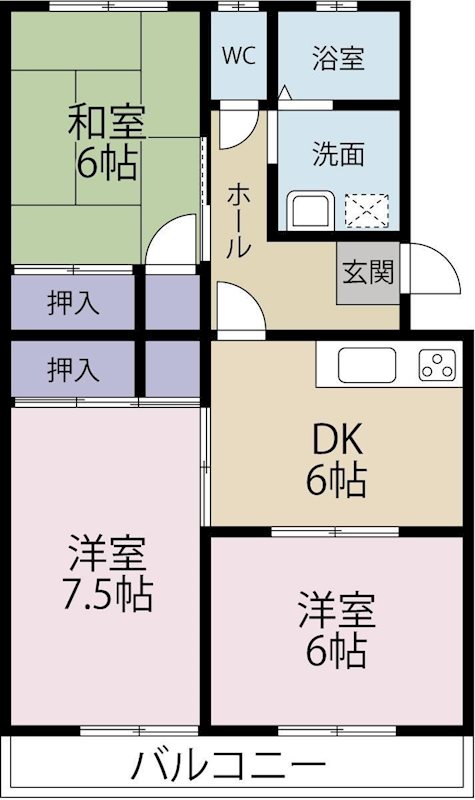 パークタウンⅠ 間取り図