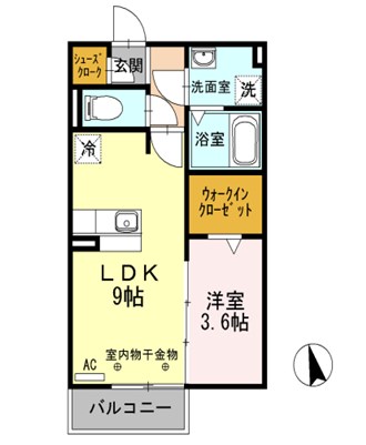 パルフェ 間取り図