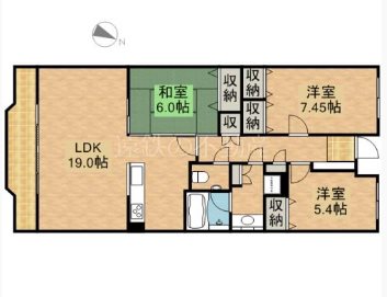 ディモーラ佐鳴台 間取り図