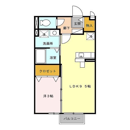 モナリエ早出 間取り図