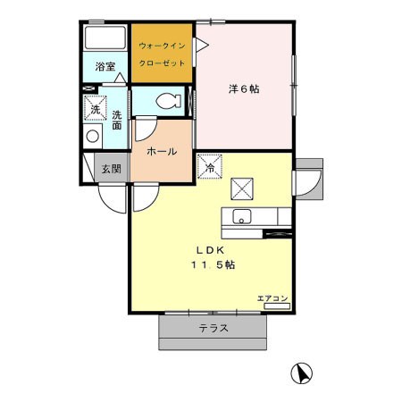 カサロス 間取り図