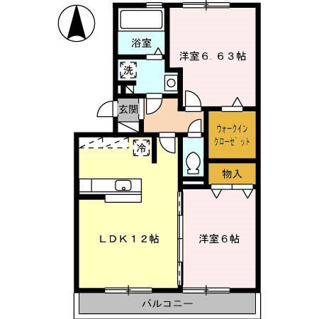 シェーン ヴェルデ　Ｂ 間取り図