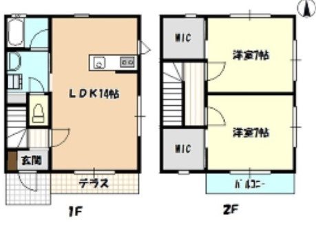 ブランシェＡ棟 間取り図