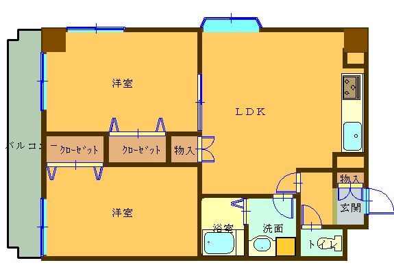 アルテッツア紺屋町 901号室 間取り