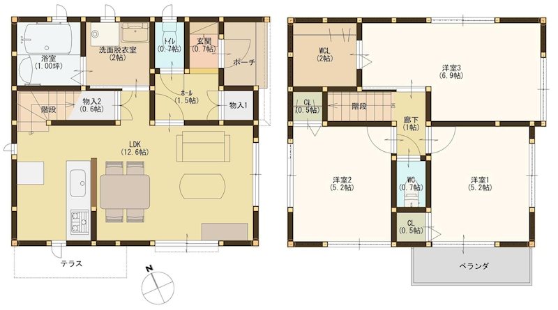 Thumbelina 間取り