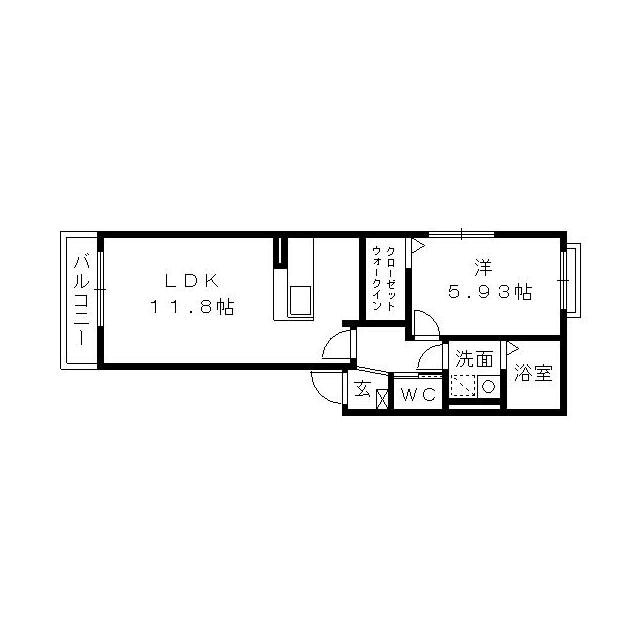 アベニュー上島 間取り図