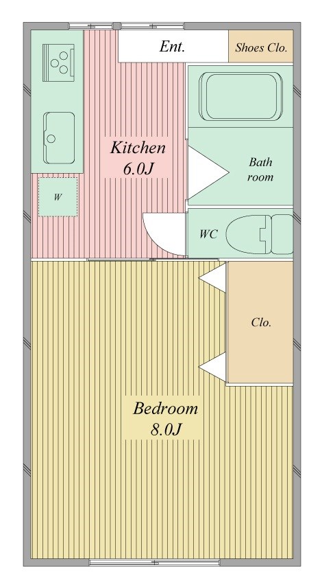 ブランシェ高丘 209号室 間取り