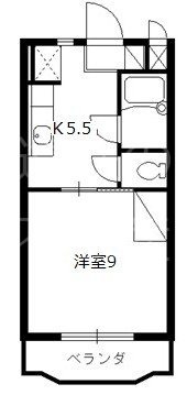 メゾンフィルライト 202号室 間取り