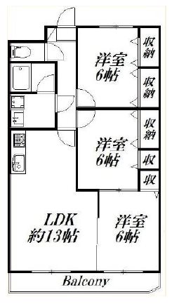 M・シュルプリーズ 202号室 間取り
