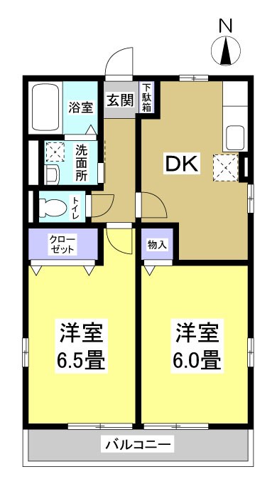 プルミエールⅡ 間取り図