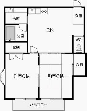 メゾンシンバⅠ 間取り図