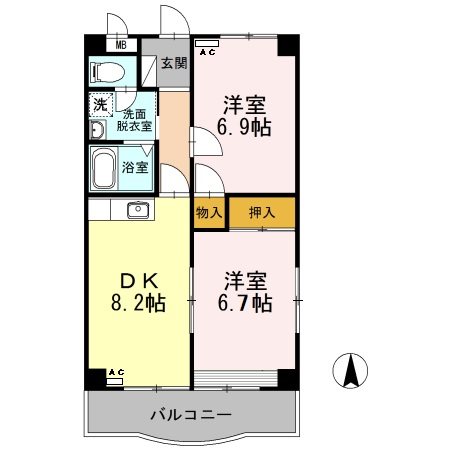エルフ広沢 間取り