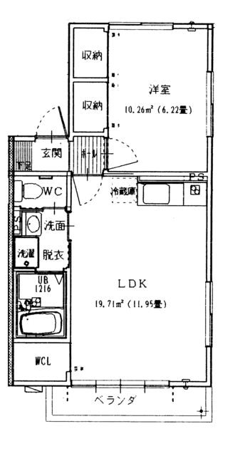 ミタカⅠ 間取り図