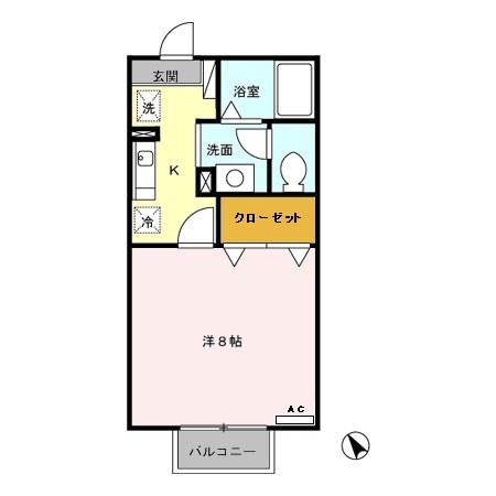 ビアンフェ 間取り図