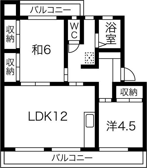 コーポポエム 302号室 間取り