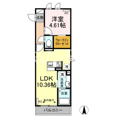 シャルマン・ドミール 間取り図