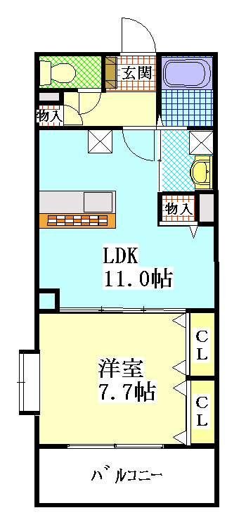 ラフォンテーヌ 間取り図