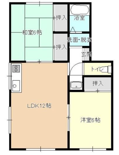 パインハイツ　A 間取り図