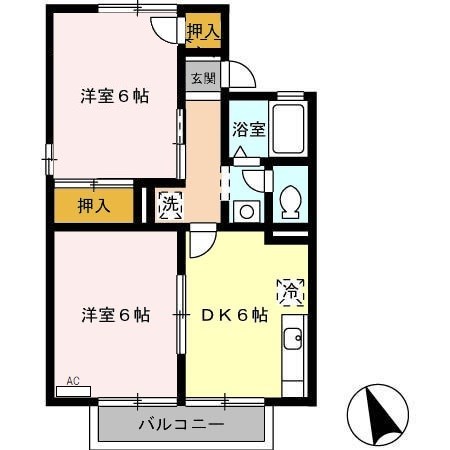 ハイツフロール 間取り図