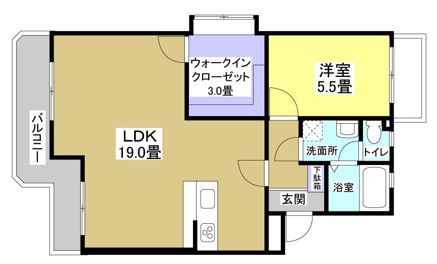 マンションクリエイト 間取り図