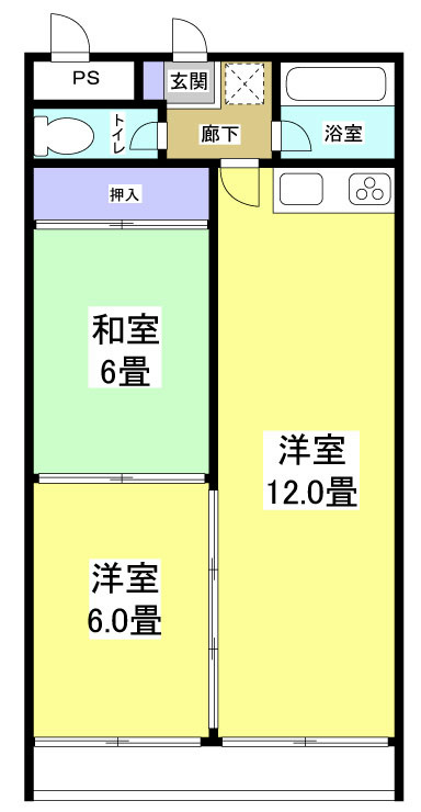 アソルティ伝馬町  801号室 間取り