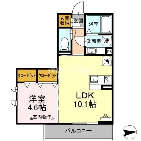 ニュー　ヴィレッジ 間取り図