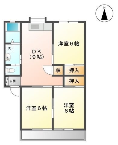 ロリヴィエⅡ 間取り図