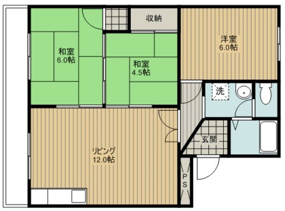 ヤクシハイツ  間取り図