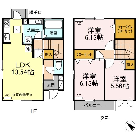 ビバーチェ 103号室 間取り