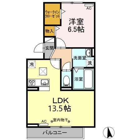 CharmeOhkubo 102号室 間取り