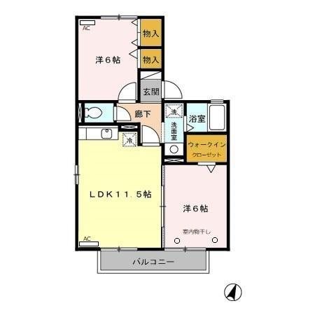 エクレール 間取り図