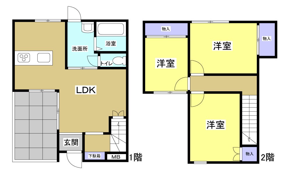 キャレブラン小松   間取り図