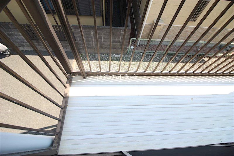 花島ハイツ ベランダ