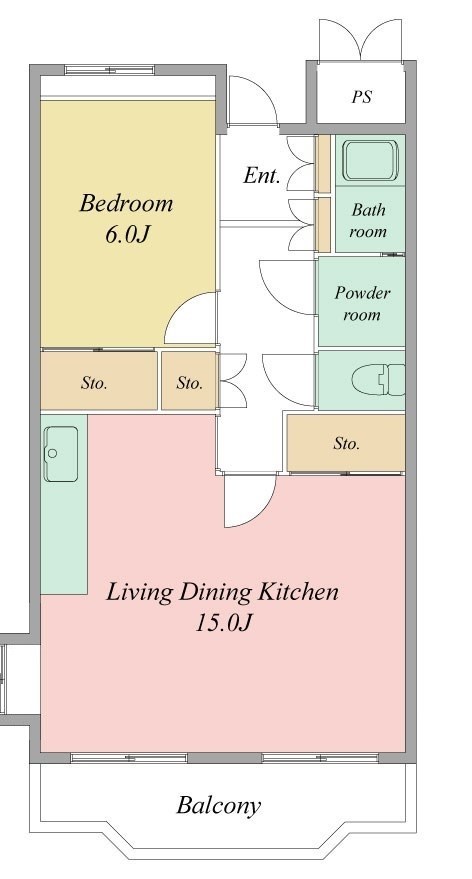 マンションアピカ 間取り図