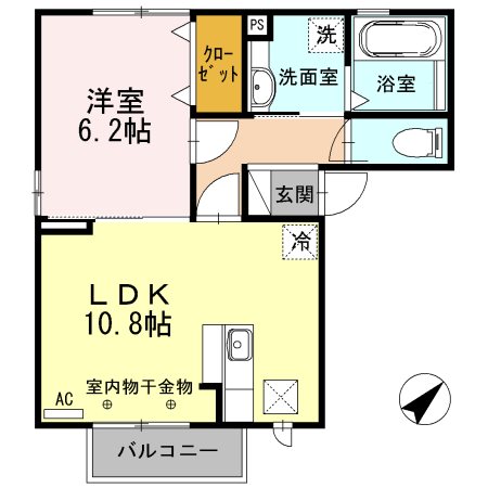 オー・ピュール 間取り図