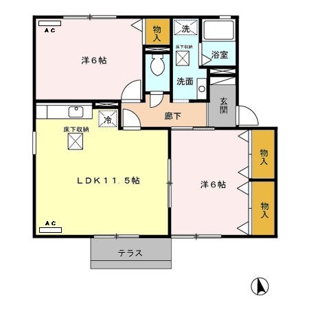 サンヴェール 間取り図