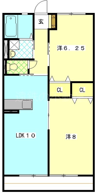 ラ・パレット 間取り図