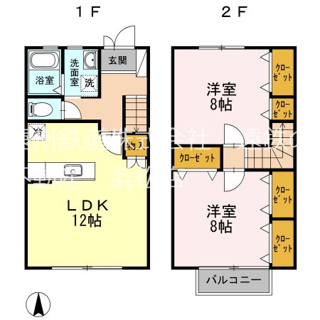 エバーグリーン　Ⅱ 間取り図