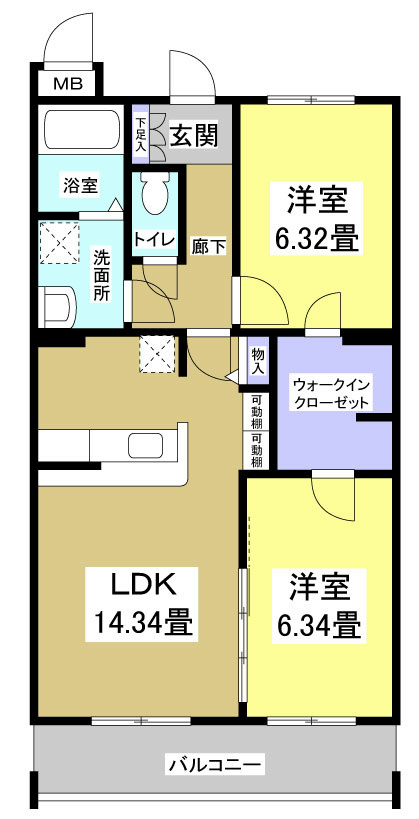 デュランタ愛野 間取り図