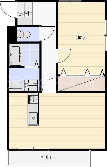 アモリールⅡ 101号室 間取り